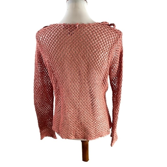 Modern Soul Floral Crotchet Cardigan SZ M - Picture 4 of 4